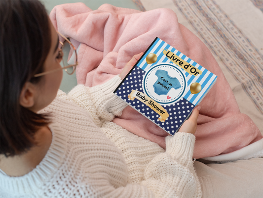 Livre d’Or Baby Shower - Garçon ❤️