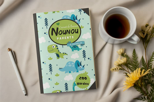 Carnet de liaison Nounou-Parents dinosaures ❤️