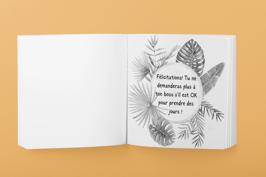 LibĂ©rĂ©, DĂ©livrĂ©, RetraitĂ© â Livre dâor pour dĂ©part Ă la retraite collĂšgue đ