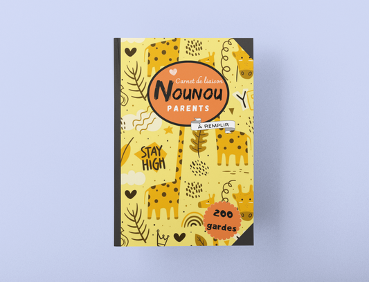 Carnet de liaison Nounou-Parents girafes ❤️