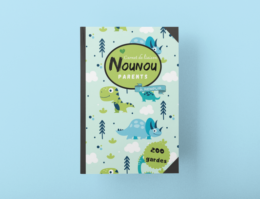 Carnet de liaison Nounou-Parents dinosaures ❤️