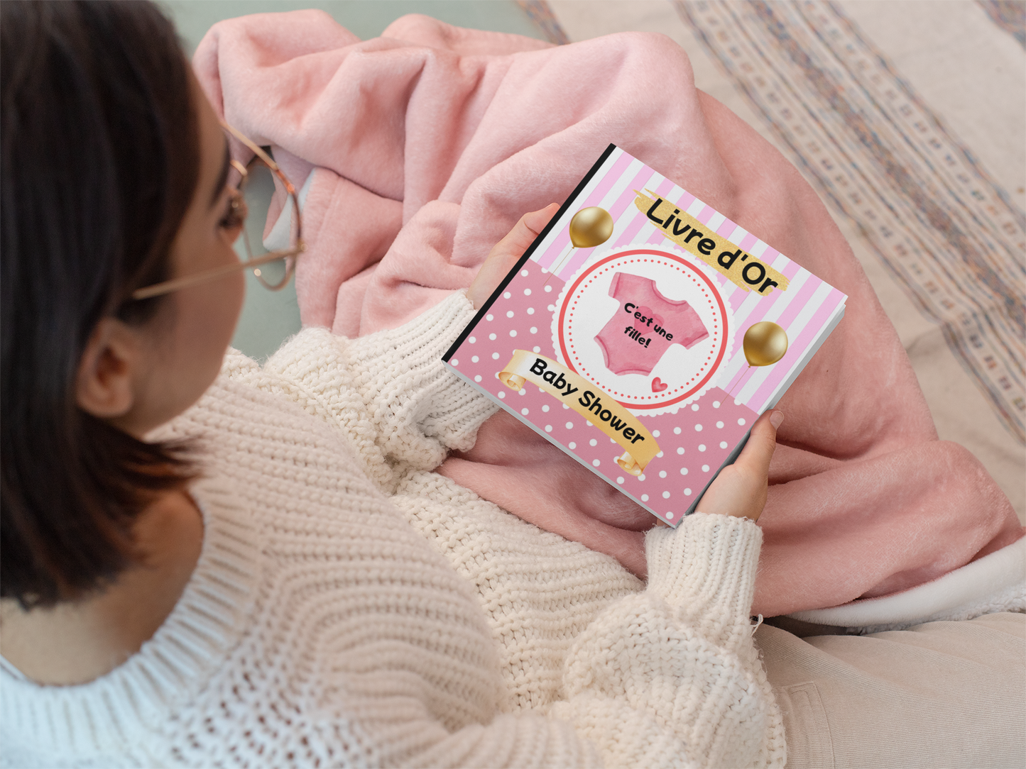 Livre d’Or Baby Shower - Fille ❤️
