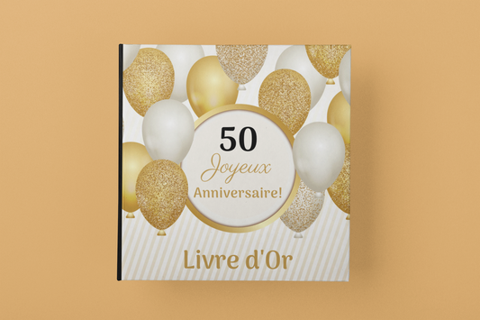 Livre d’or Joyeux Anniversaire 50 ans ❤️