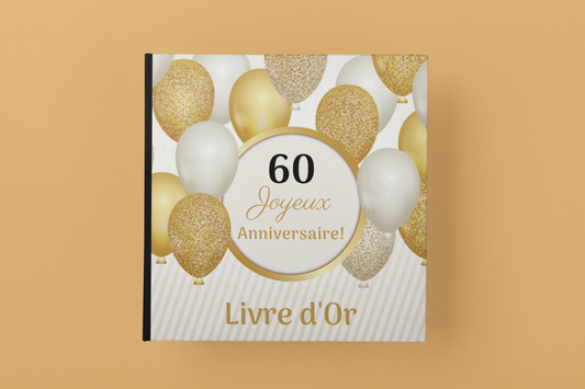 Livre d’or Joyeux Anniversaire 60 ans ❤️
