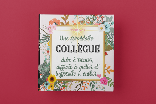 Livre d'or pour pot de départ/retraite collègue ❤️