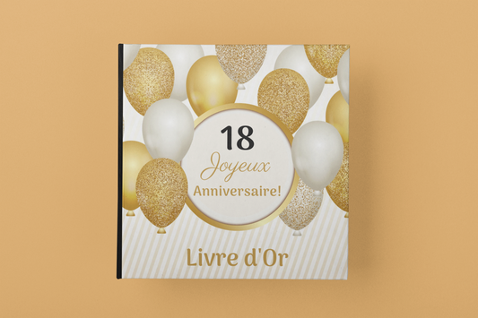 Livre d’or Joyeux Anniversaire 18 ans ❤️
