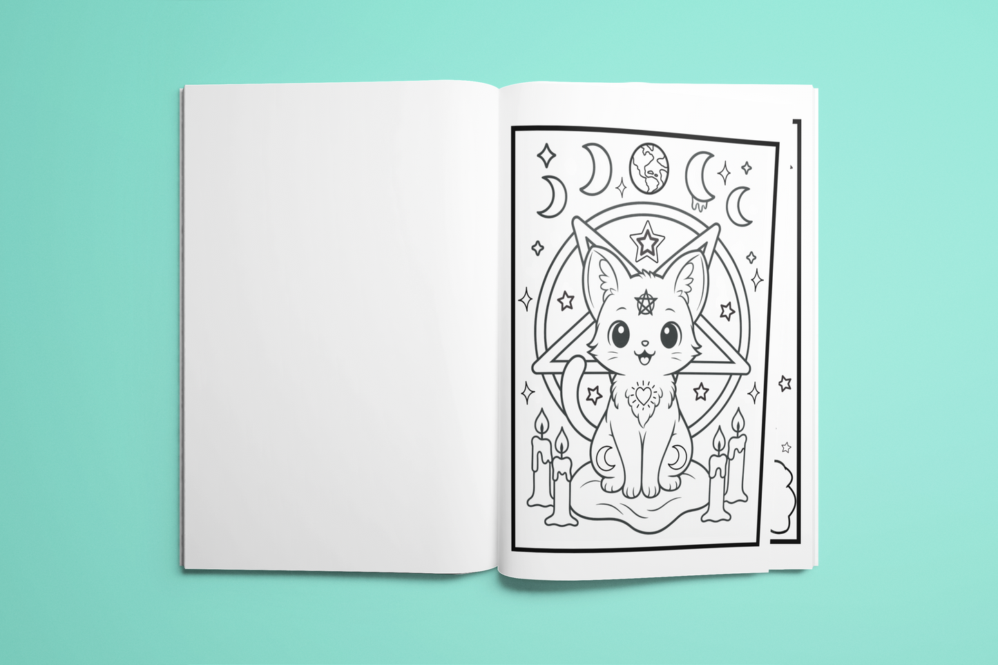 Cahier de coloriage Kawaii Manga 💜