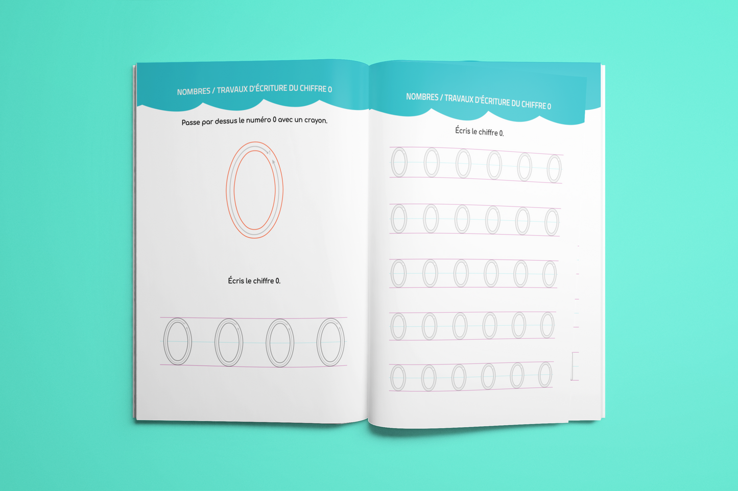 Cahier d’activités | Apprendre à tracer les chiffres de 0 à 10 en s’amusant 💛