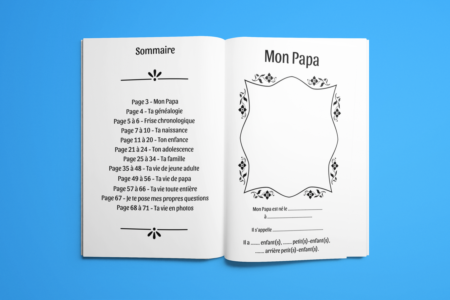 Papa raconte-moi ton histoire ❤️