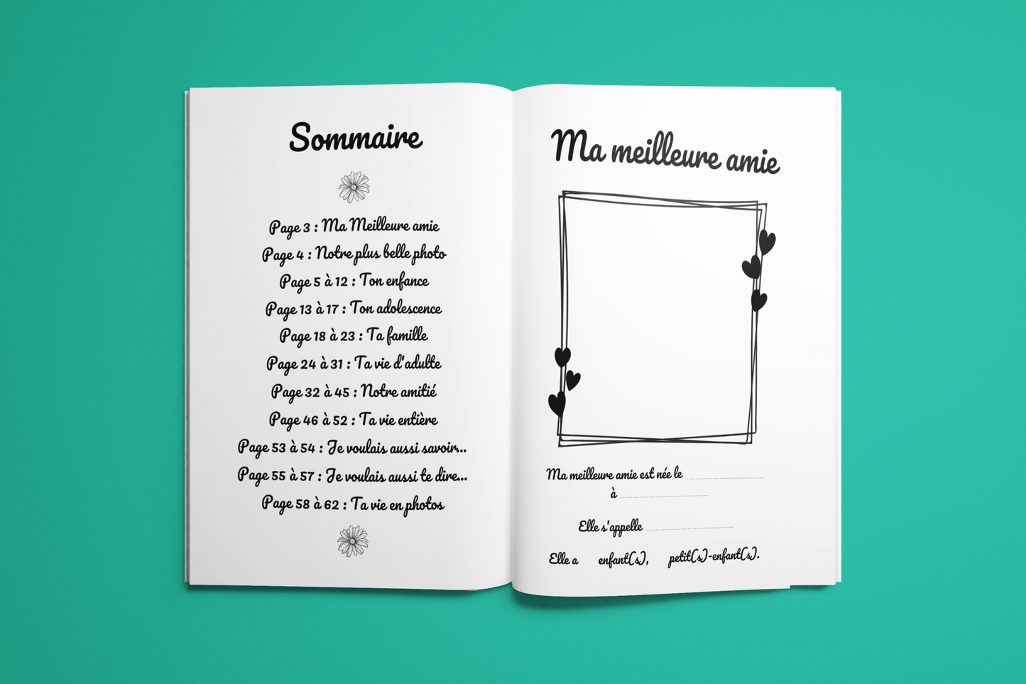 Ma Meilleure Amie raconte-moi ton histoire... et la nôtre ❤️