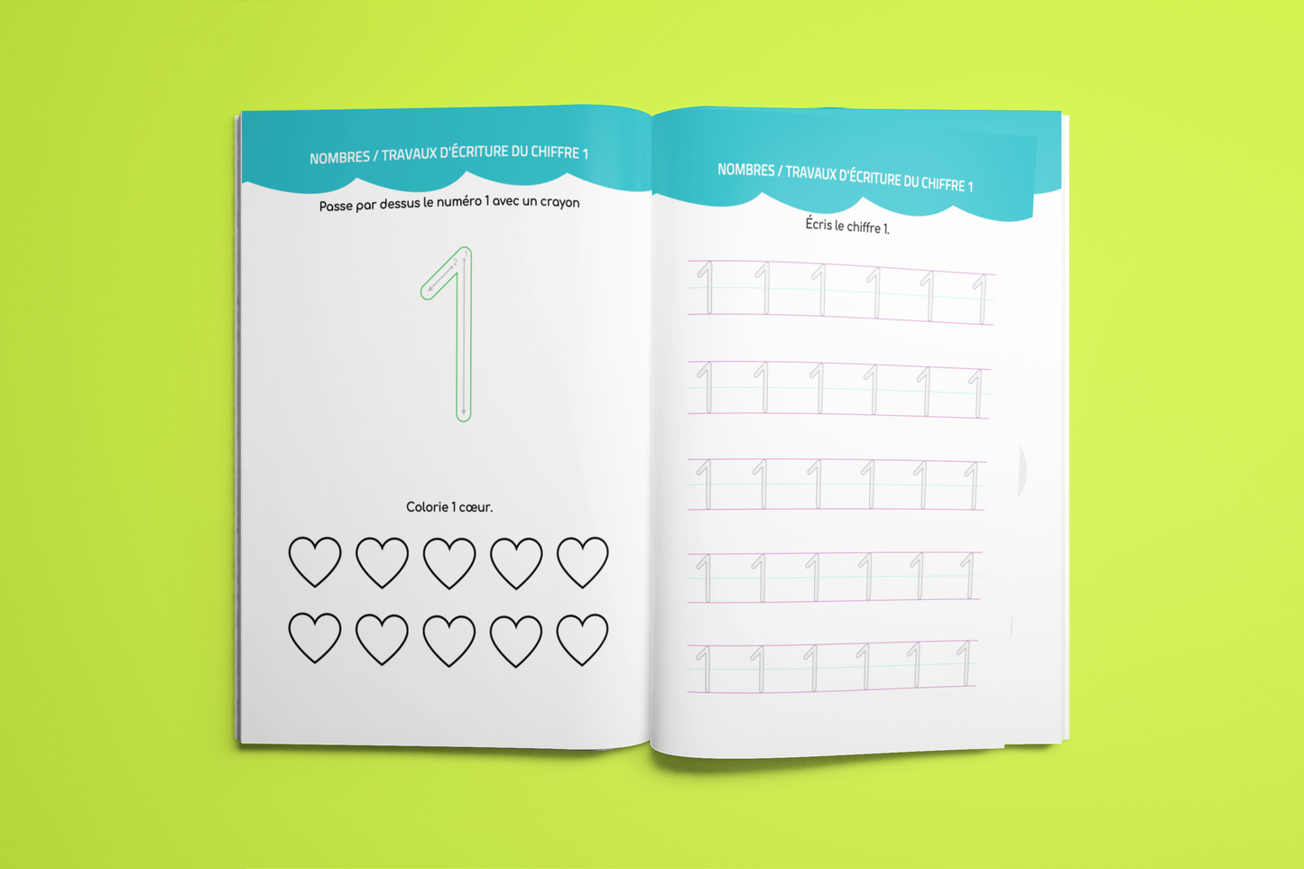 Cahier d’activités | Apprendre à tracer les chiffres de 0 à 10 en s’amusant 💛