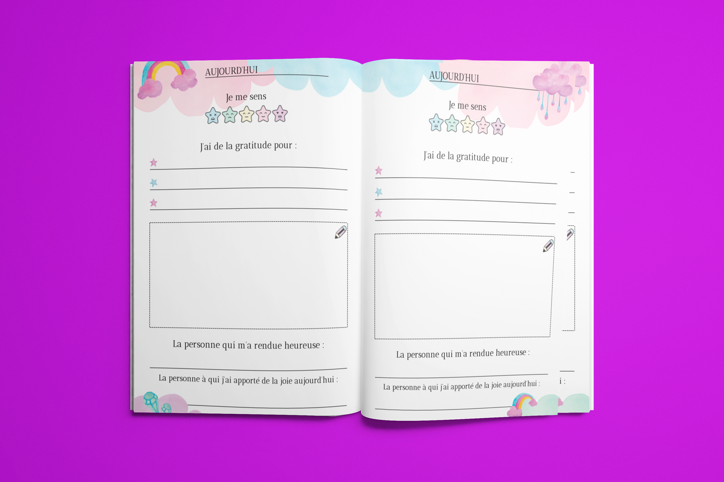 Mon journal de gratitude pour enfants 💛