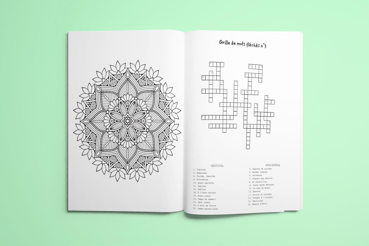 Cahier d’Activités pour adultes 💙