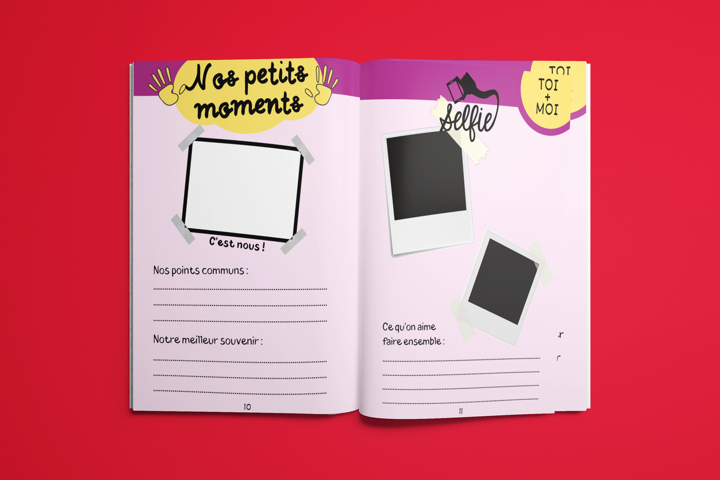 Mon Carnet d’Amitié – À remplir avec ses meilleures copines 💖