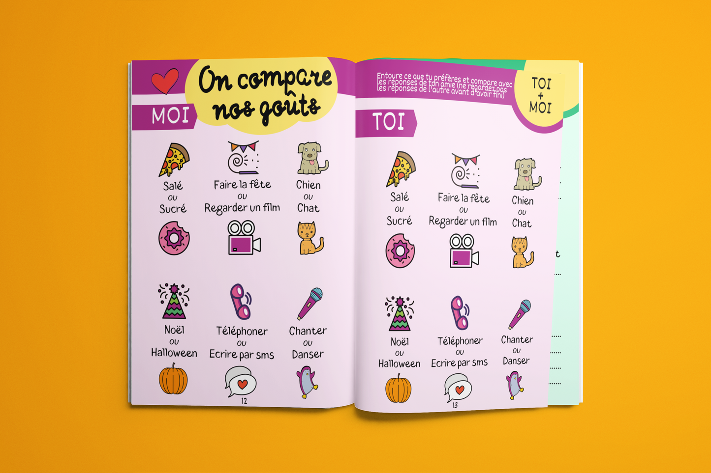 Mon Carnet d’Amitié – À remplir avec ses meilleures copines 💖