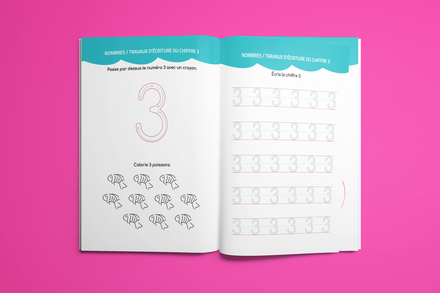 Cahier d’activités | Apprendre à tracer les chiffres de 0 à 10 en s’amusant 💛