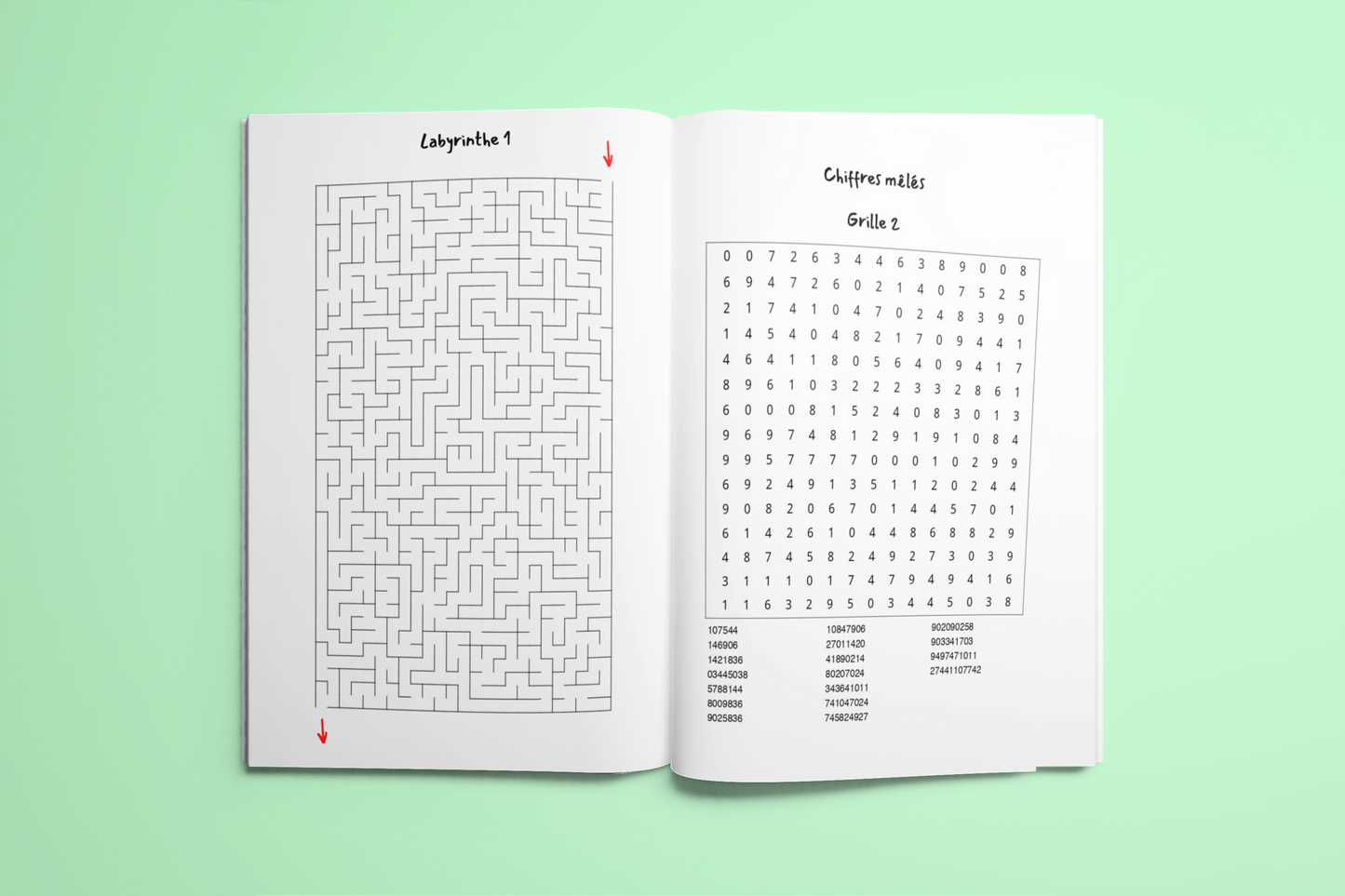 Cahier d’Activités pour adultes 💙