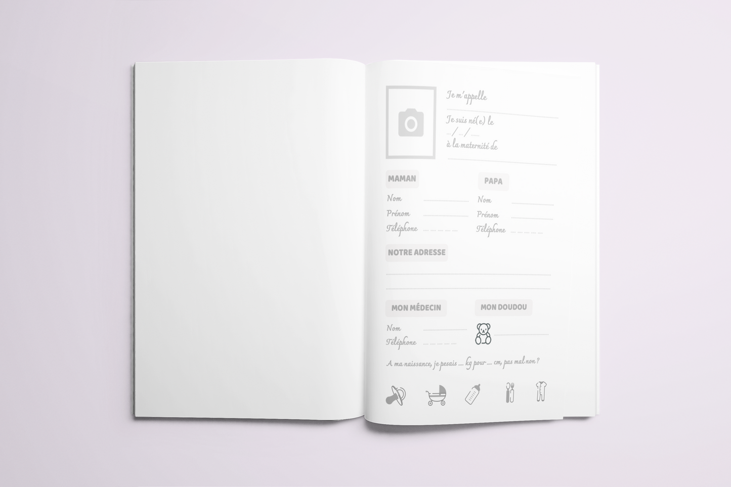 Carnet de suivi bébé ❤️