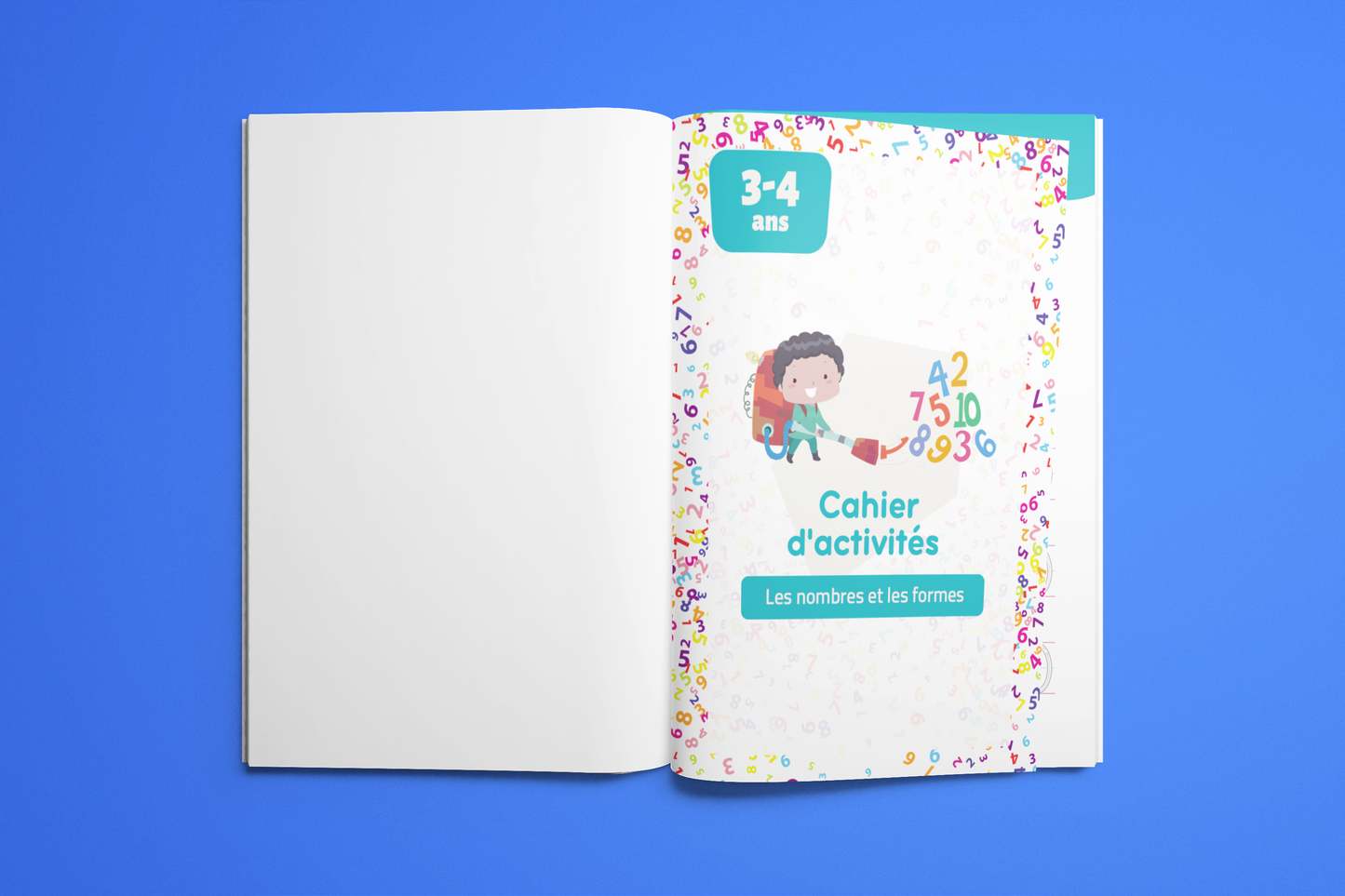 Cahier d’activités | Apprendre à tracer les chiffres de 0 à 10 en s’amusant 💛