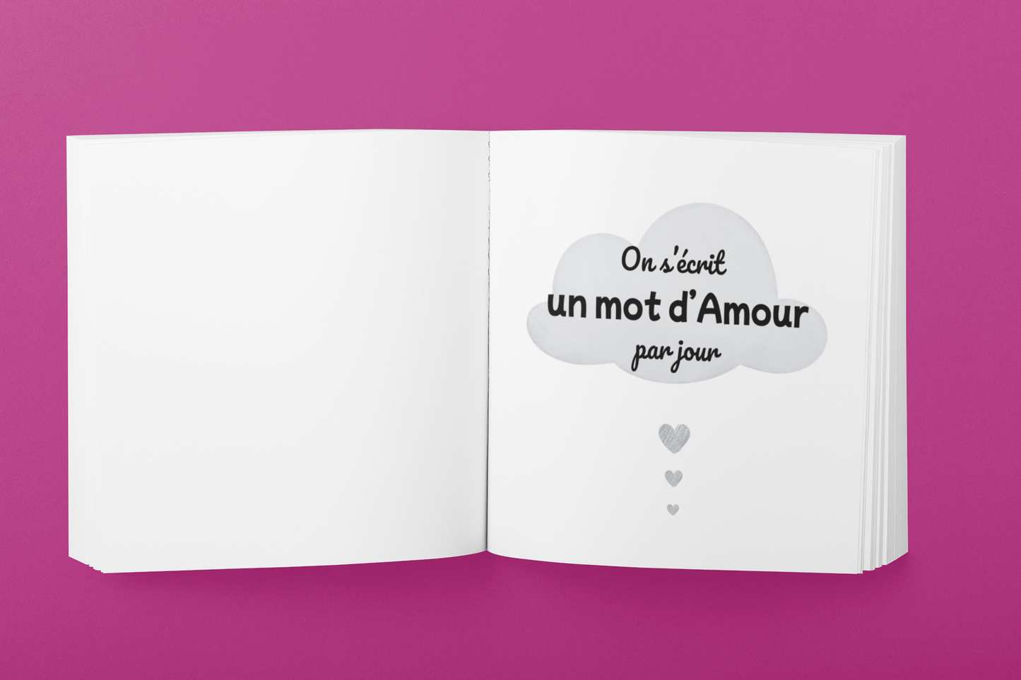 On s'écrit un mot d'amour par jour ❤️